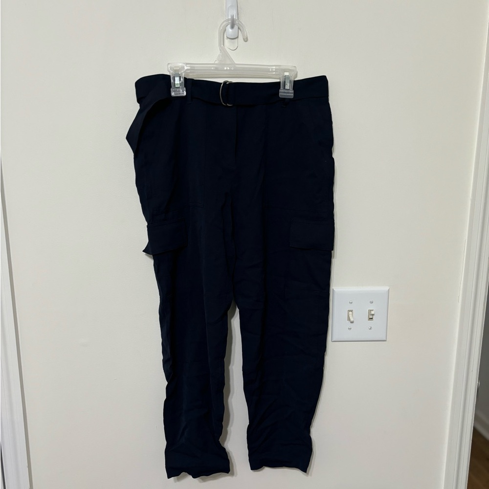 Theory‎ Blue Ankle Cropped Pants Size 4